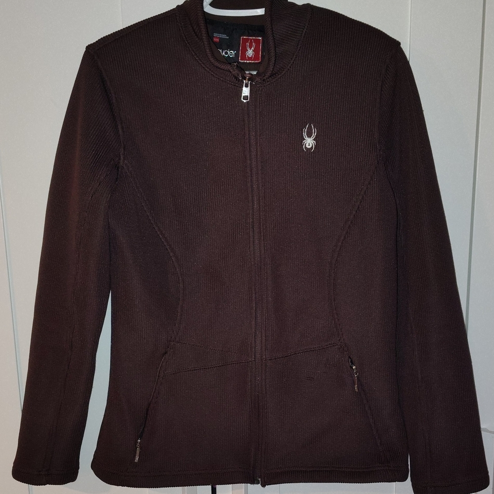 Spyder Brown Full-Zip Jacket